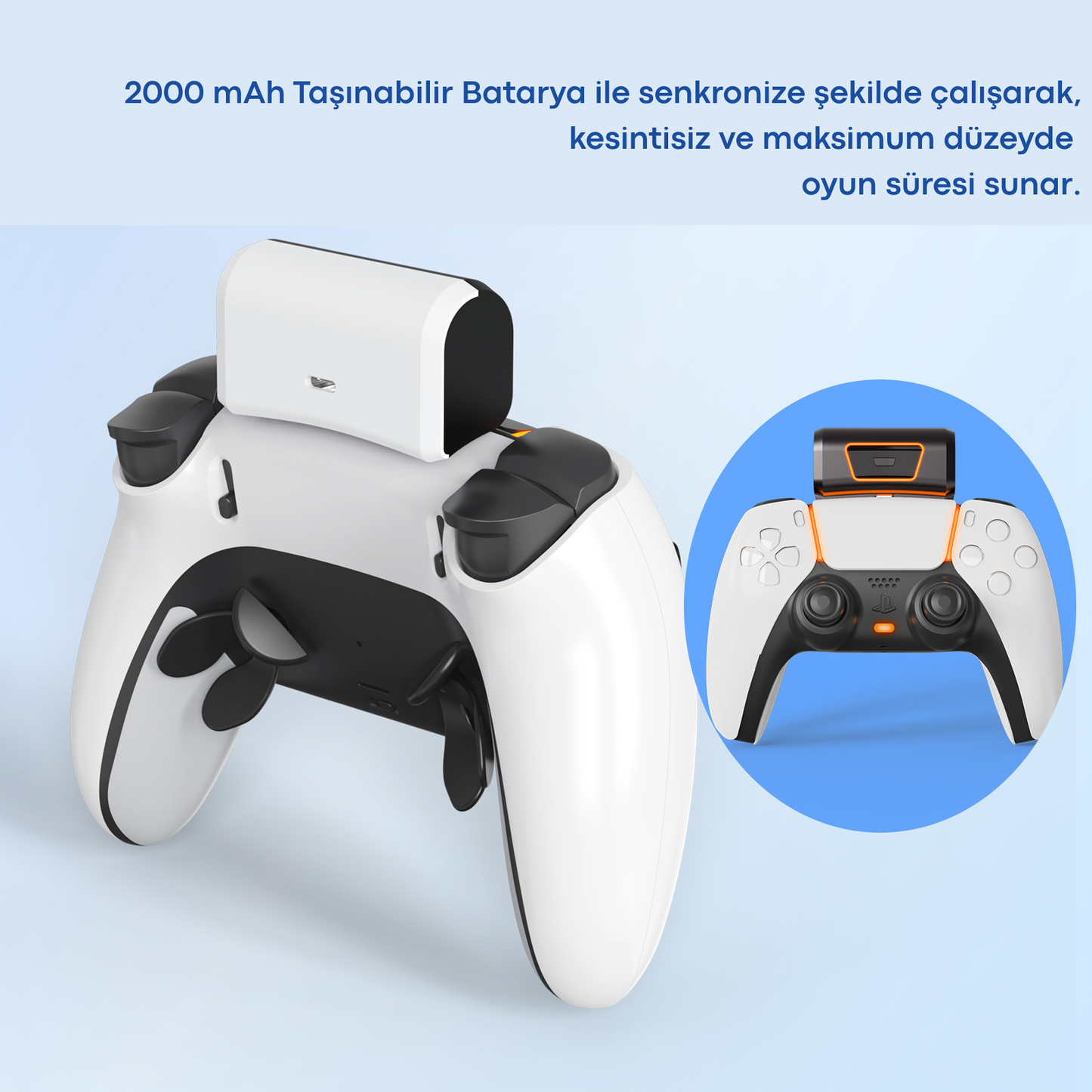 Playstation 5 DualSense Taşınabilir Batarya