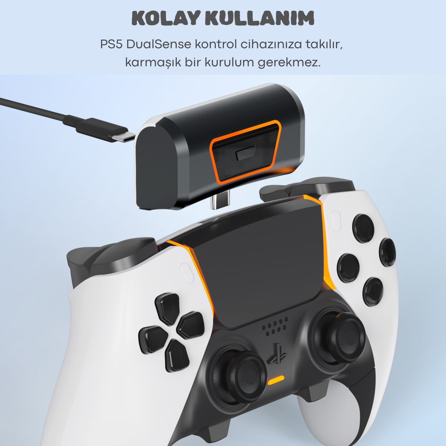 Playstation 5 DualSense Taşınabilir Batarya