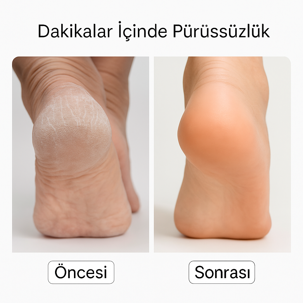 Nuvates Pro - Şarjlı Ayak Törpü Cihazı